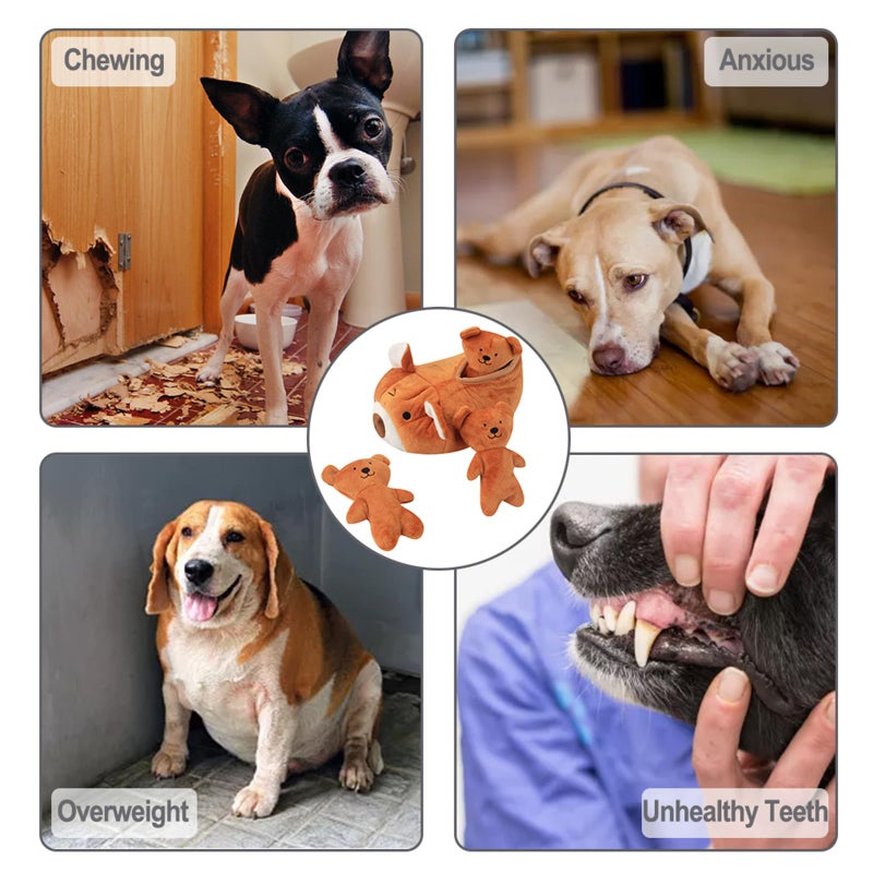 IFOYO Hide and Seek Dog Puzzle Toys, Plush Interactive Puppy Toys for Small, Medium Dogs, Easter Puppy Essentials - Image 2